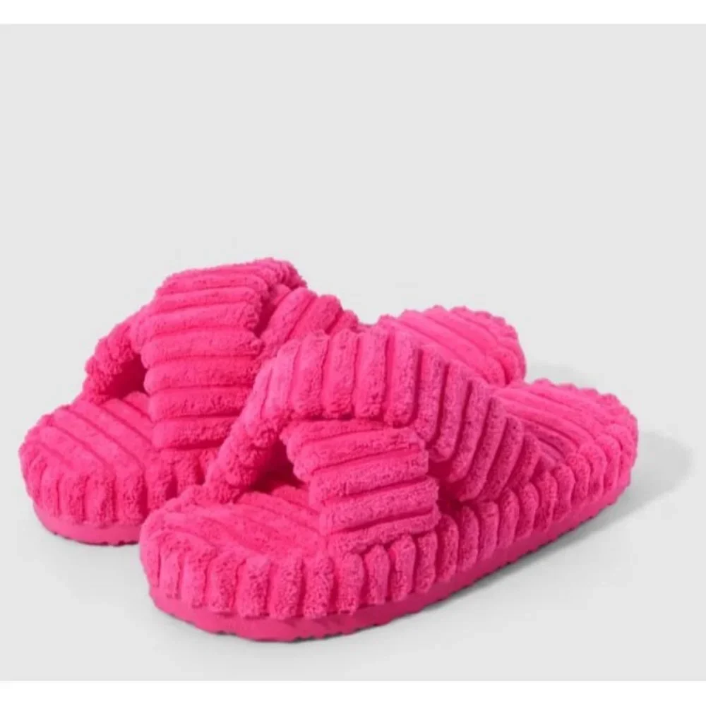 New Sugar‎ & Jade Tween Girls Terry Slides - Pink Size Youth 2