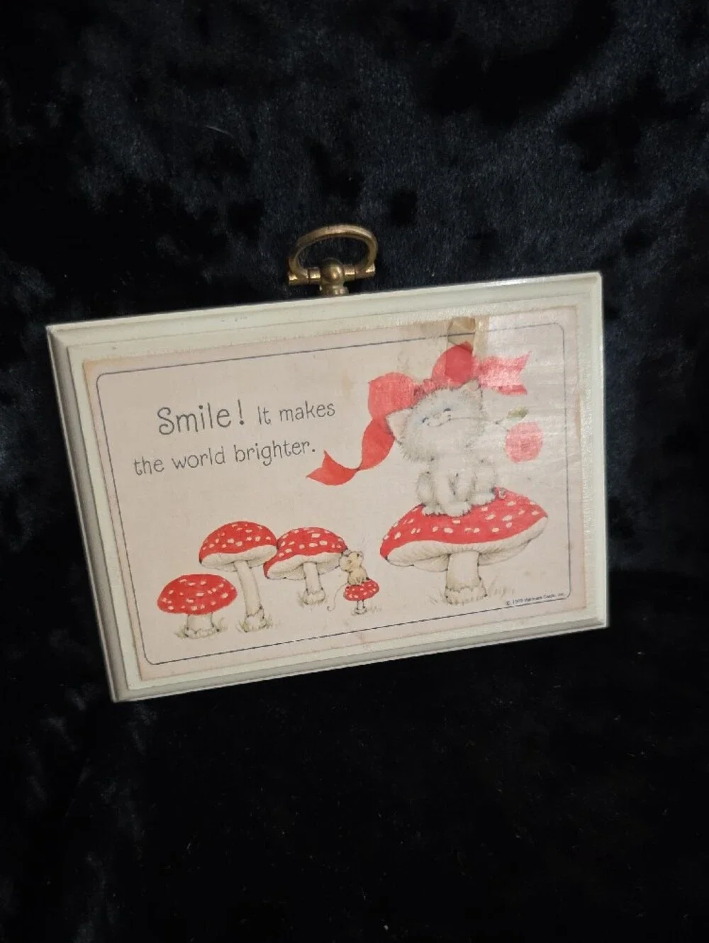 Hallmark vintage plaque