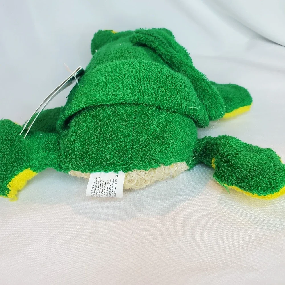 Rub a‎ dub club Stuffed Frog Plush wash cloth bath