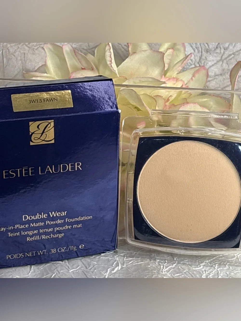 ESTEE LAUDER DOUBLE WEAR STAY IN PLACE MATTE POWDER REFILL NIB 3W1.5 FAWN