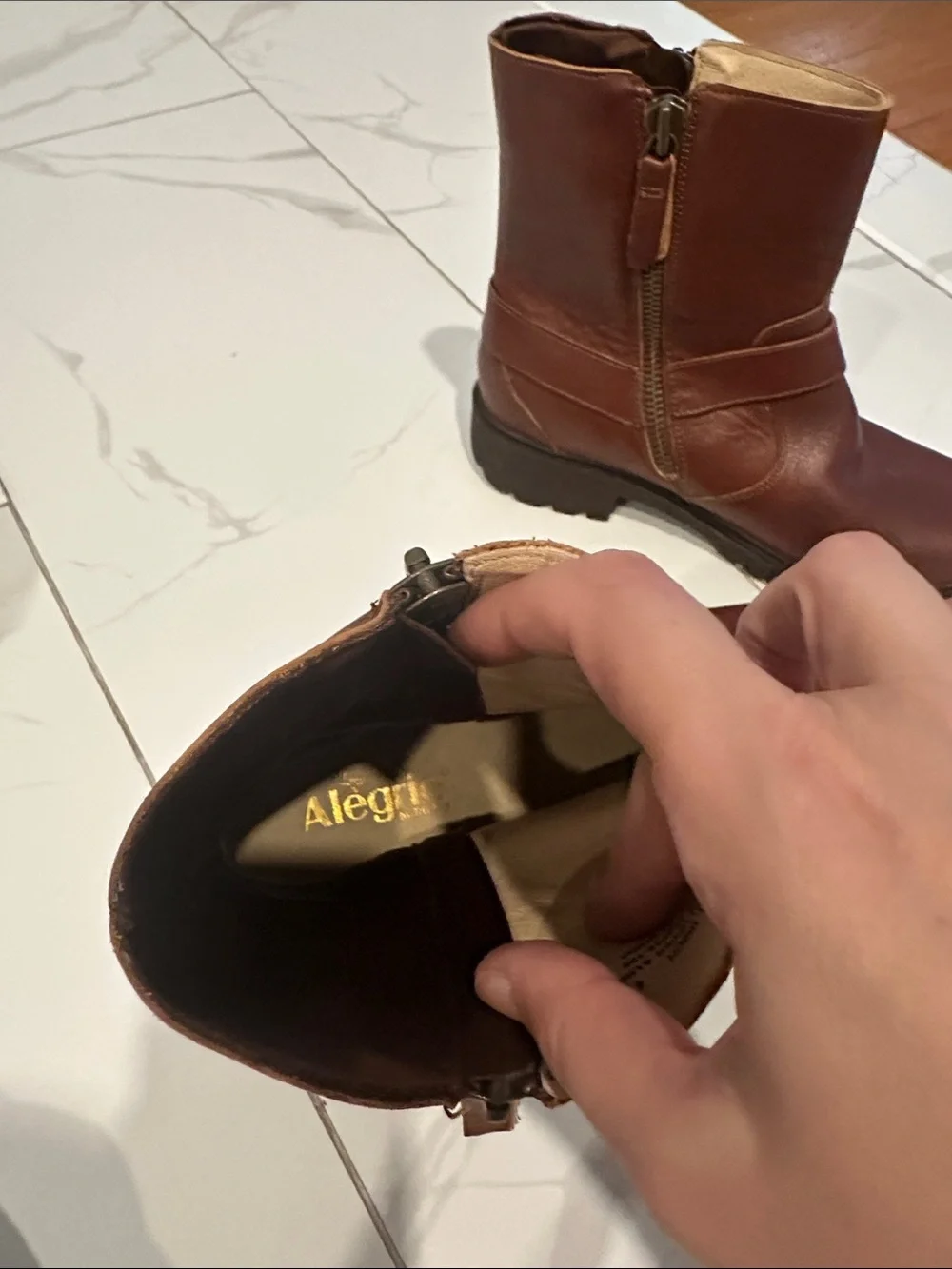 Alegria Charlette Brown Booties size 10.5-11