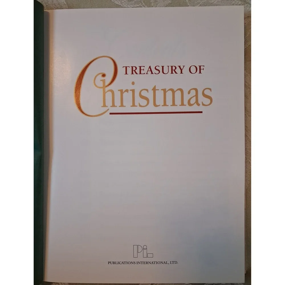 Treasury of Christmas Cookbook 500+ Holiday Recipes Hardcover 1997 Publications