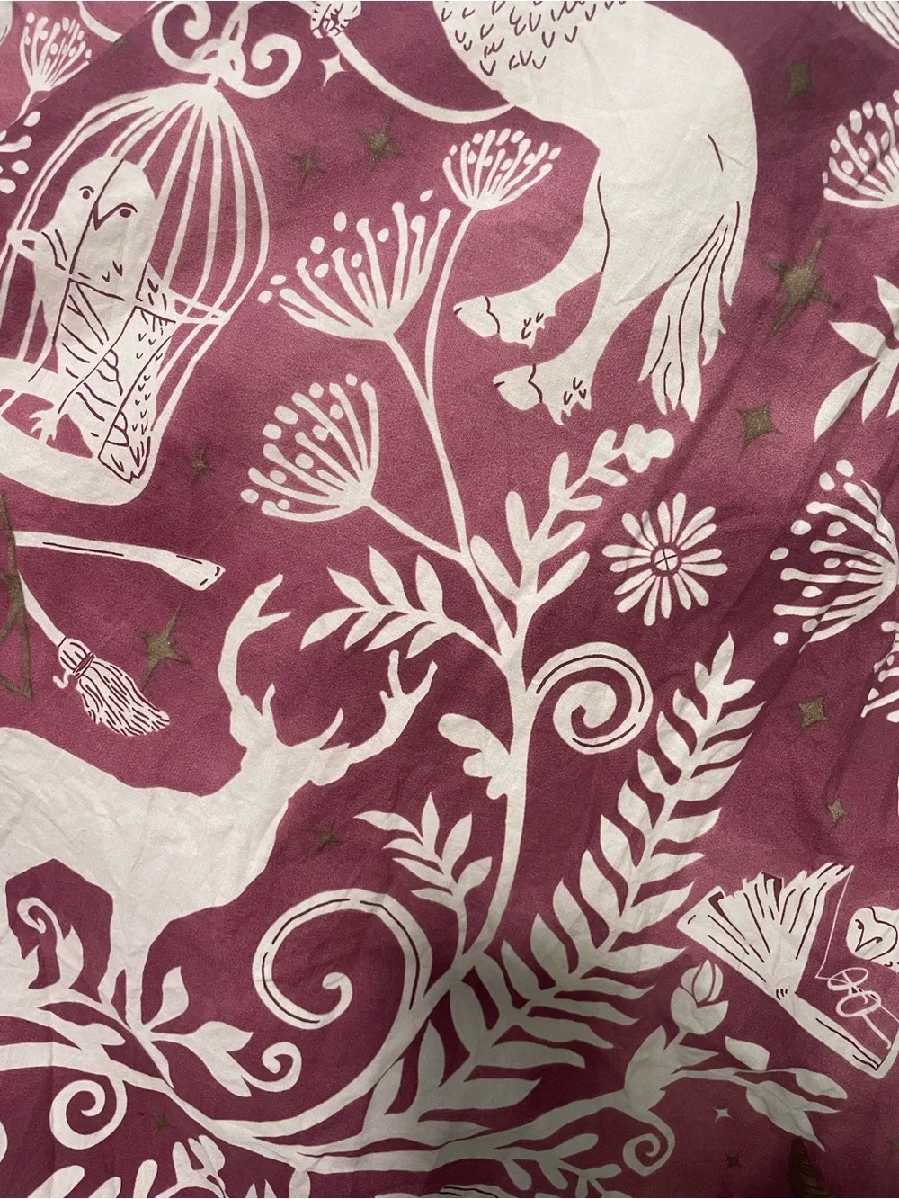 Pottery Barn Teen burgundy background