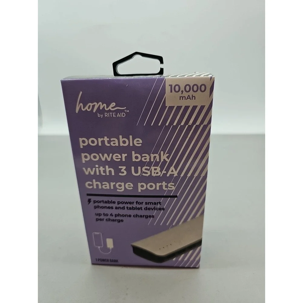 Home By Rite Aid Portable Power Bank New‎