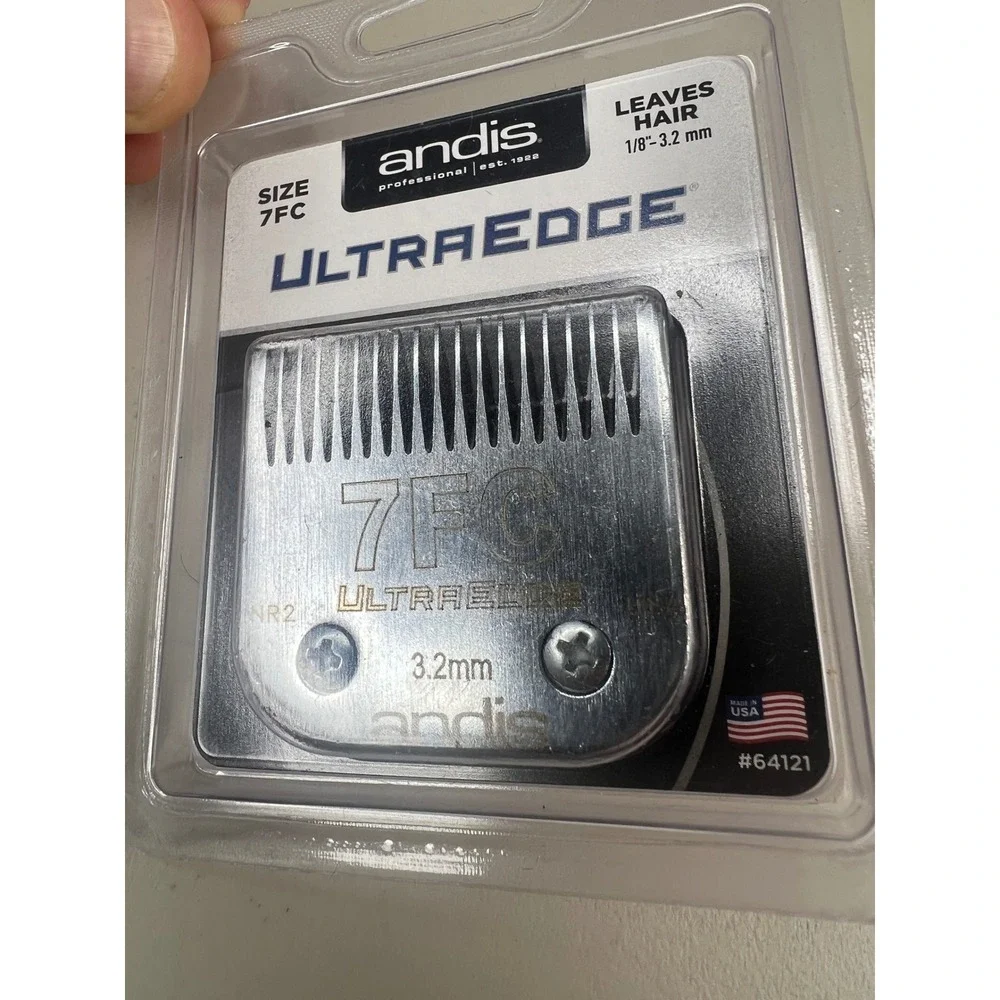 NEW Andis UltraEdge Detachable Clipper Blade Size 7FC 3.2mm Fits AG AGC BG FHC