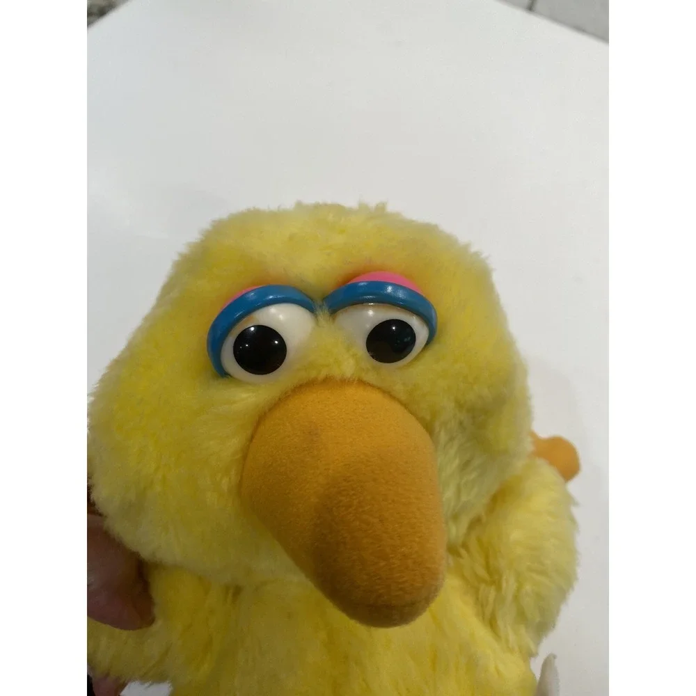 Vintage Hasbro Sesame‎ Street Softie Baby Big Bird W/ Luv Diaper Plush