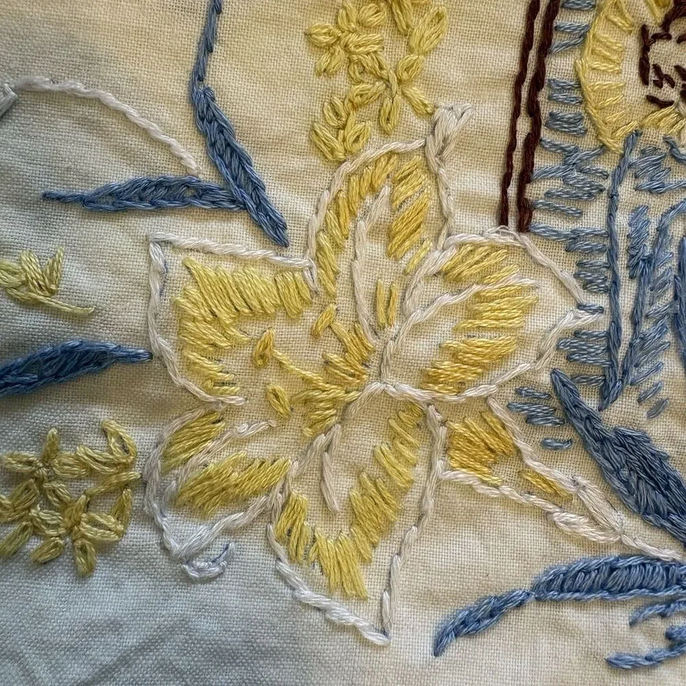 N/A embroidered pillowcases