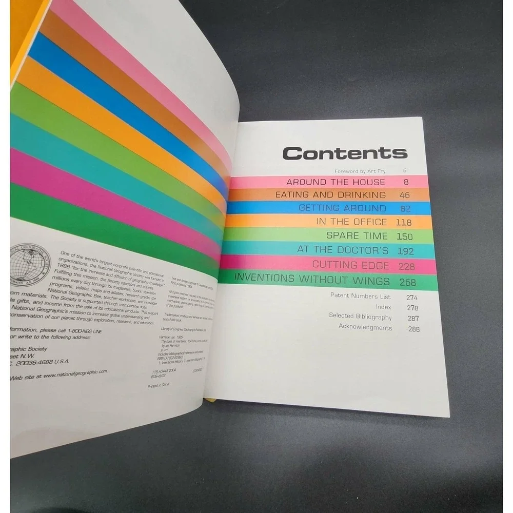 The Book of Inventions Ian‎ Harrison Hardcover New Old Stock National Geographic