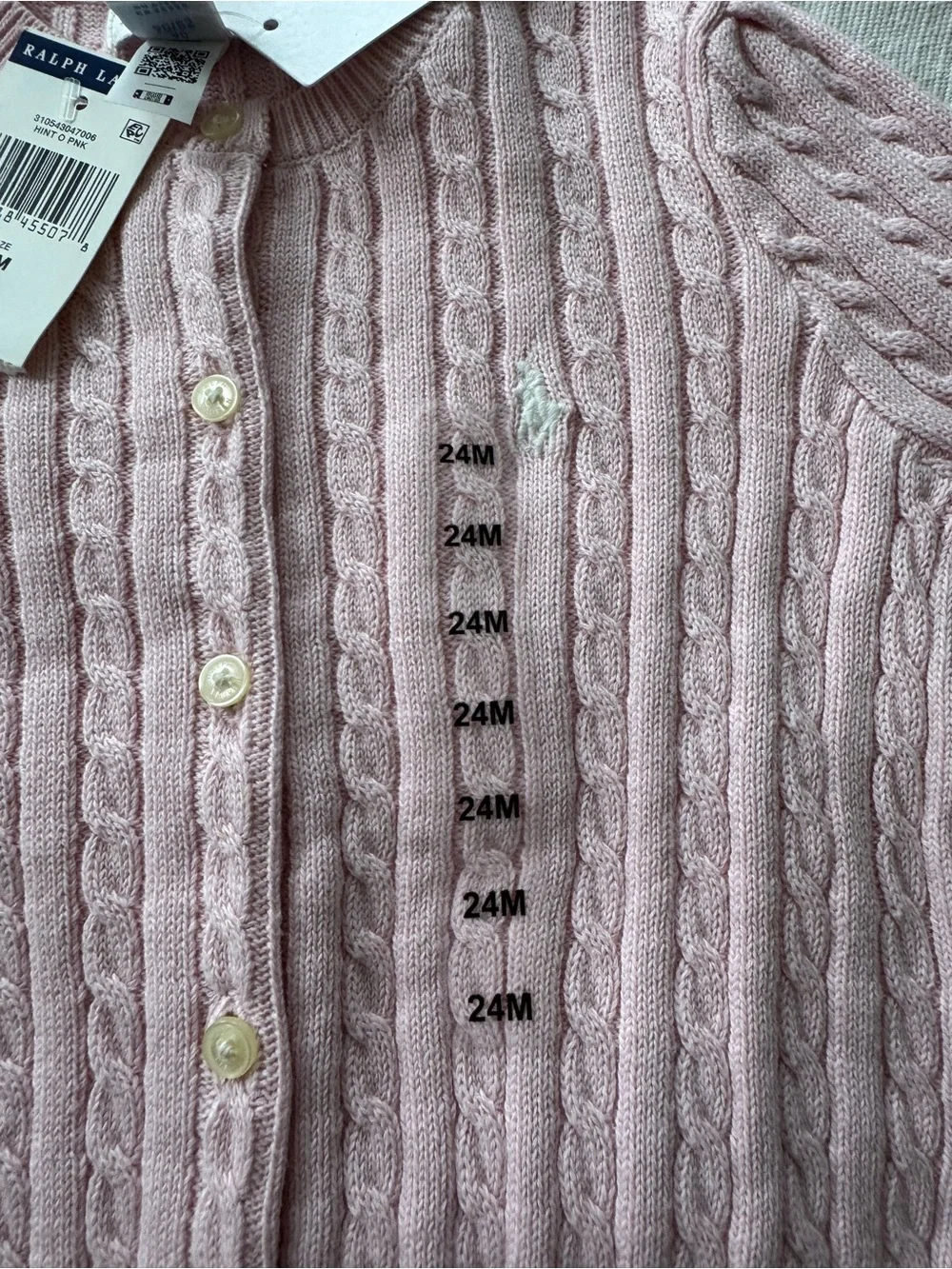 Ralph Lauren classic cable