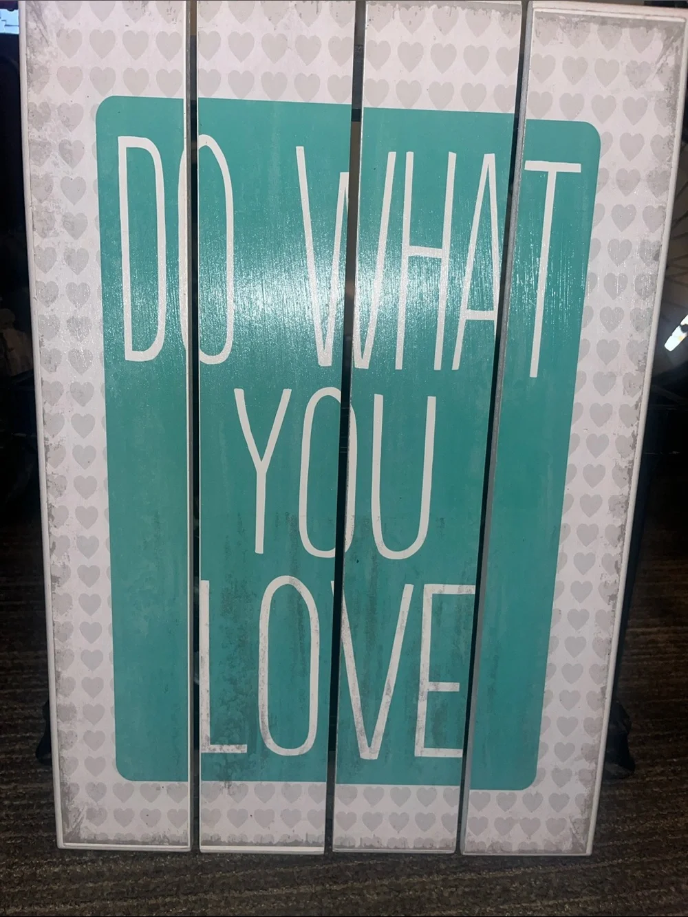 Hobby lobby motivational wall