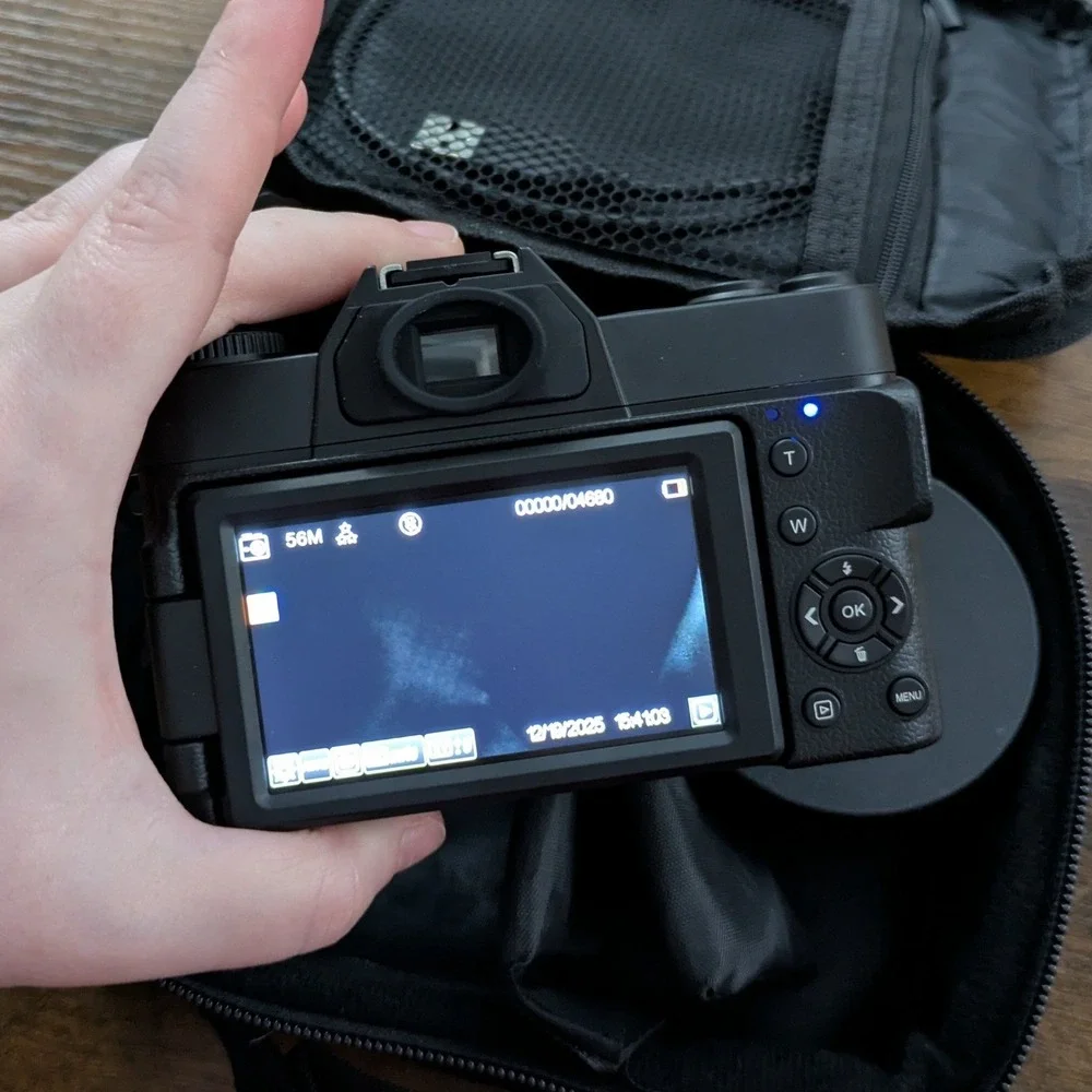 Vivitar 4K Wifi Digital‎ Camera Kit with Bag, Wide Angle Lens, and Macro Lens