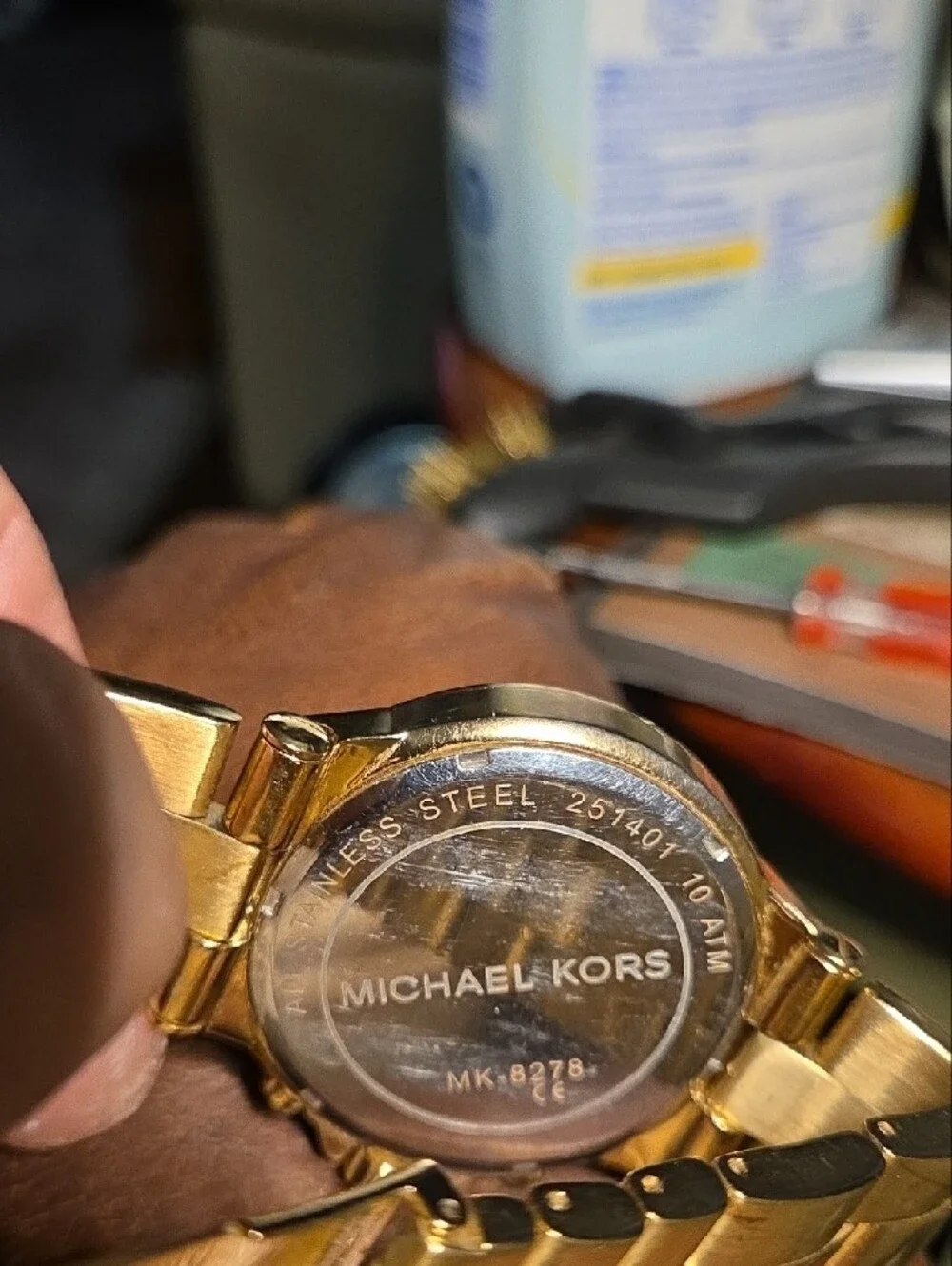 Michael Kors classic gold