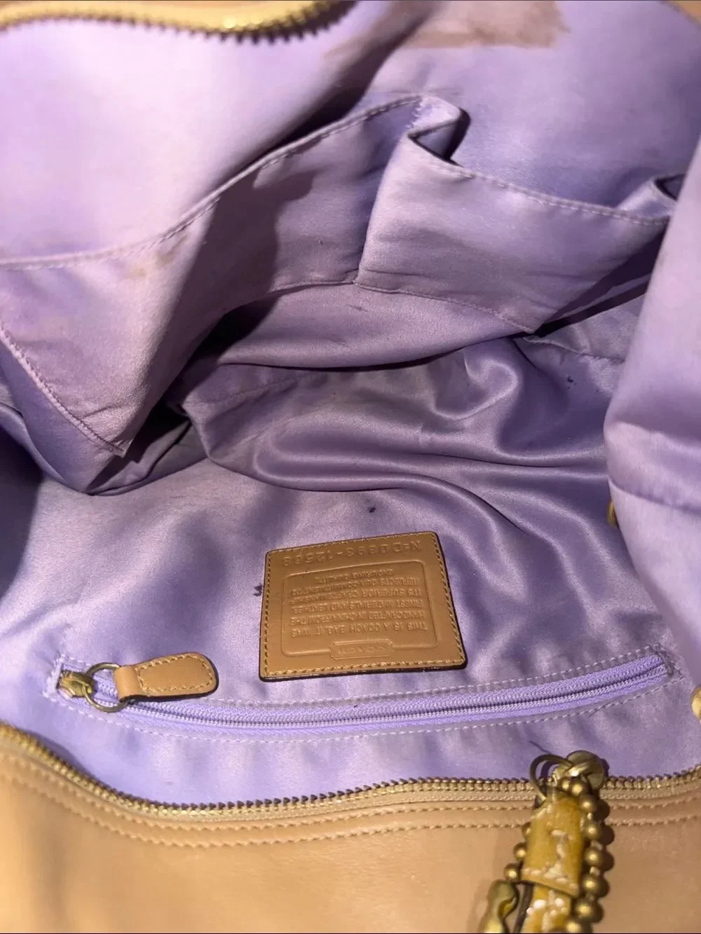 Coach signature canvas