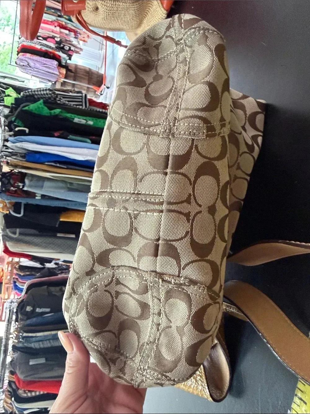 Coach signature canvas