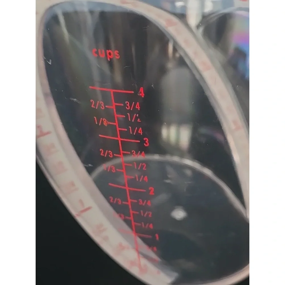 Oxo plastic measuring