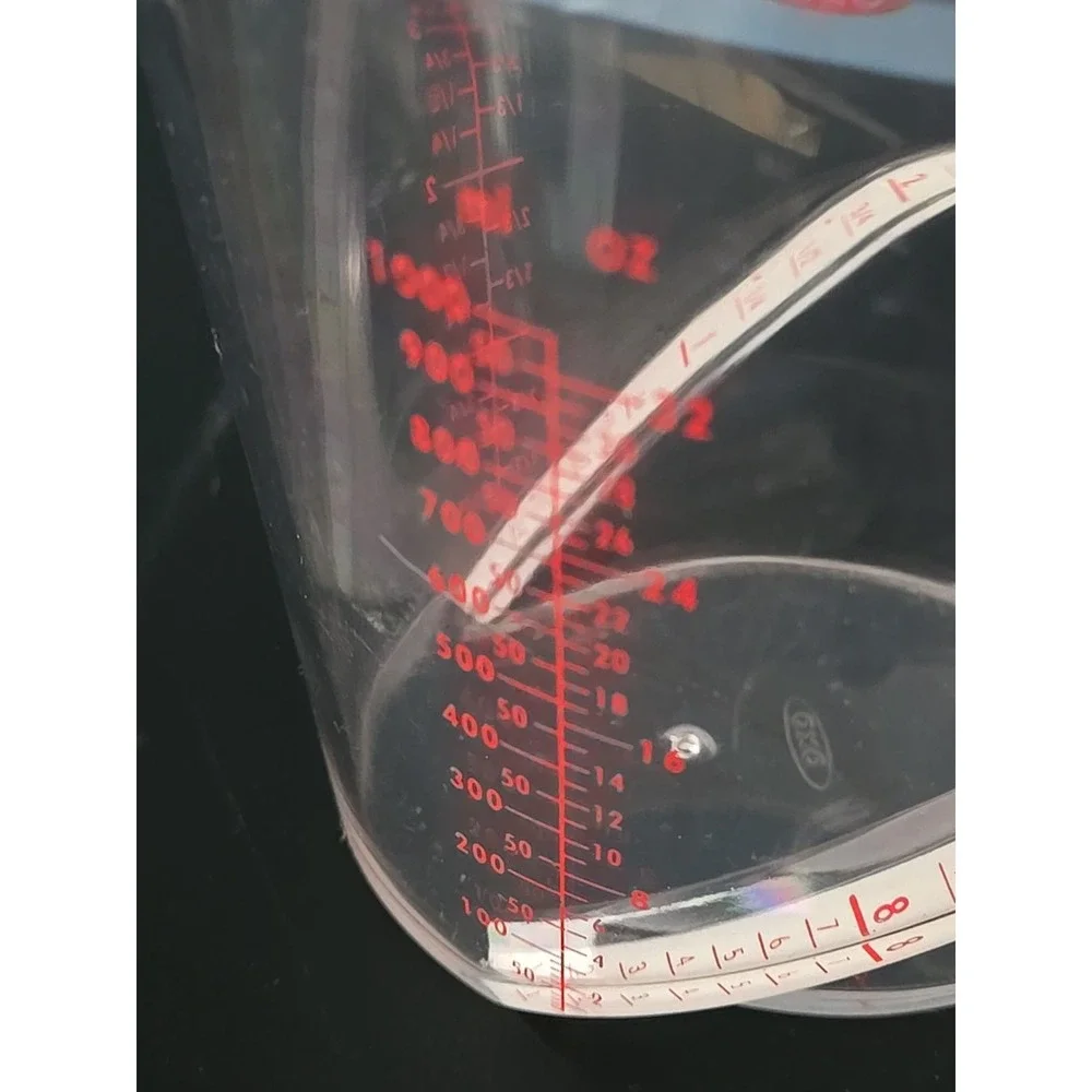 Oxo plastic measuring