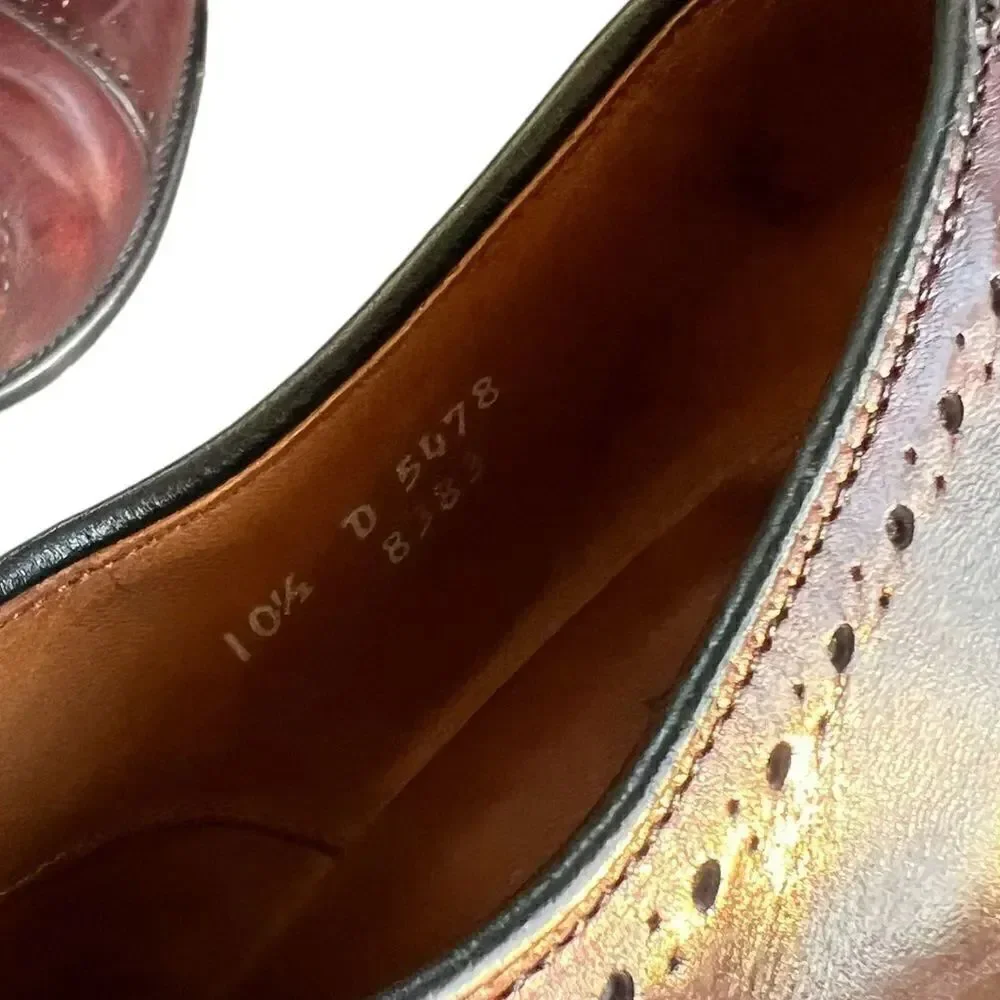 Allen Edmonds preowned perforated custom