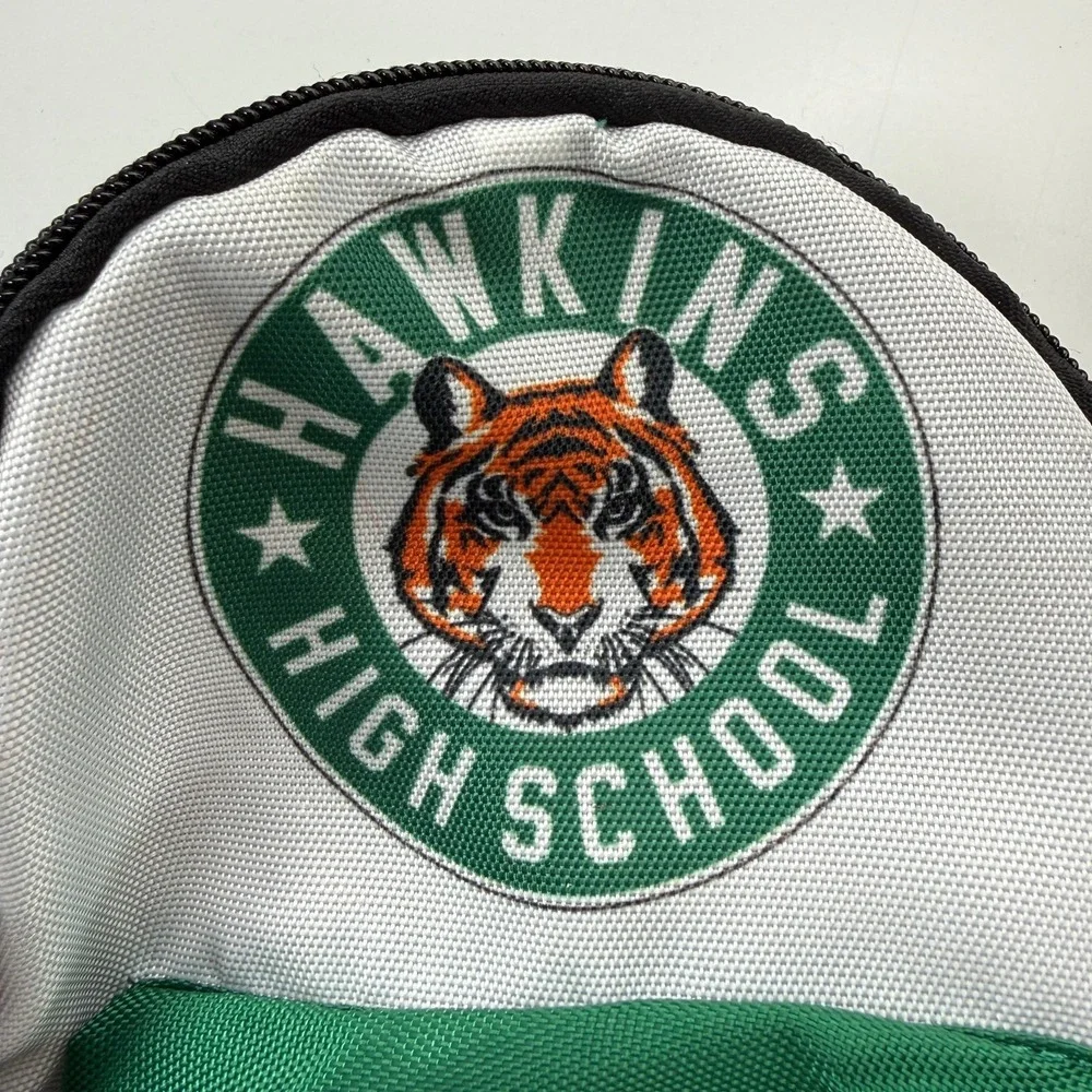 Stranger Things‎ Hawkins High School Dog Backpack Harness Size Medium Poop Bag