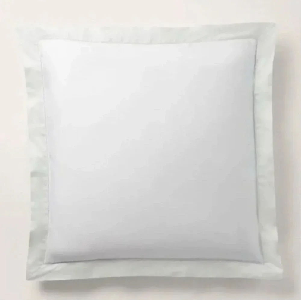 New Ralph Lauren European Sham Organic Sateen Border Parchment Classic RL 308390
