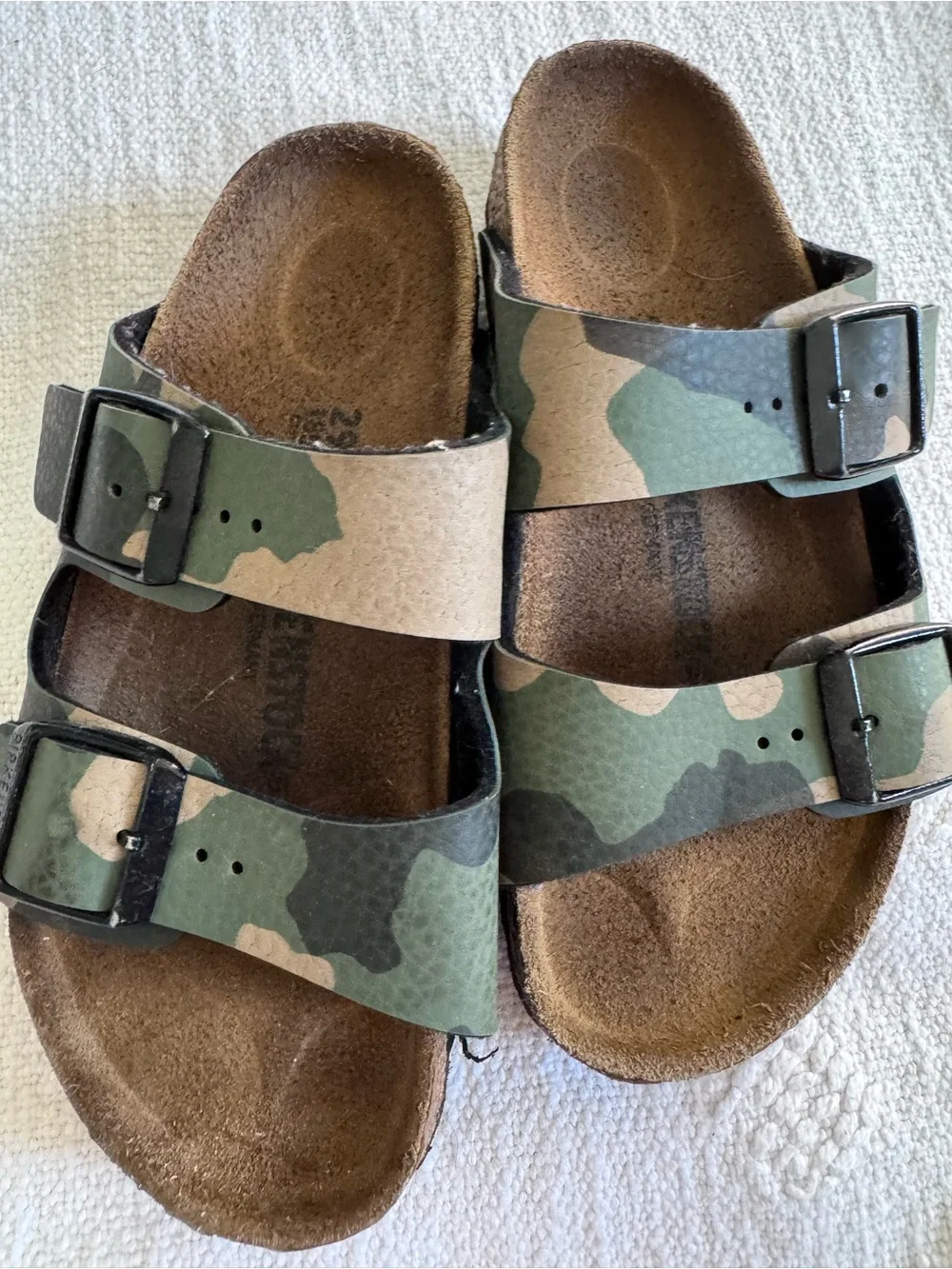 New w/o Box Birkenstock Arizona Kids Desert Soil Khaki (1017374) Narrow