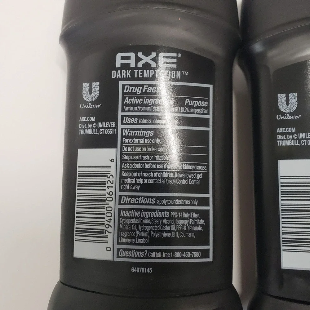 Axe brand size