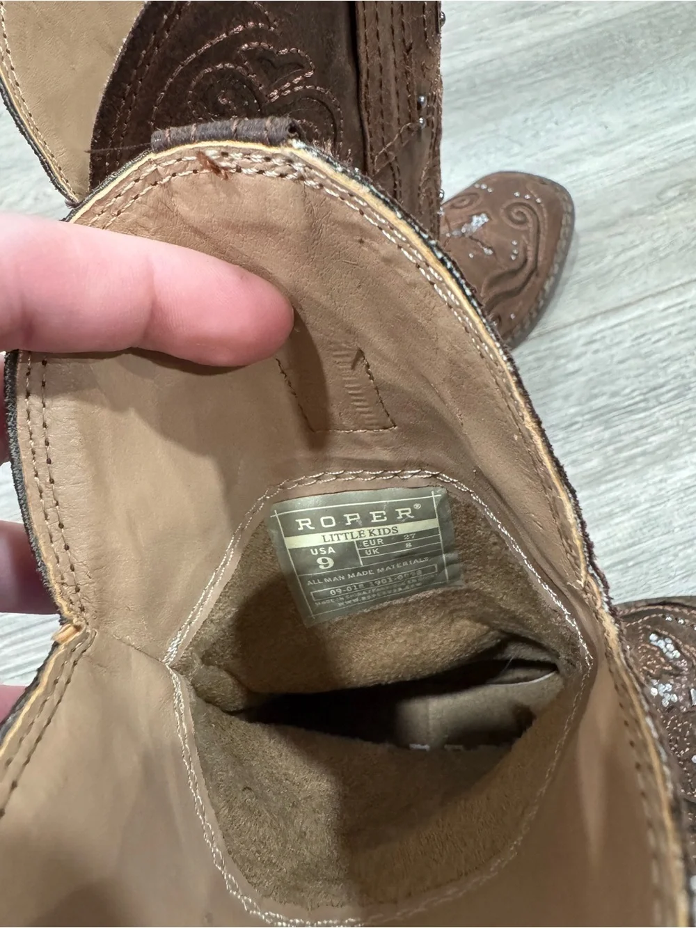 Roper kids western