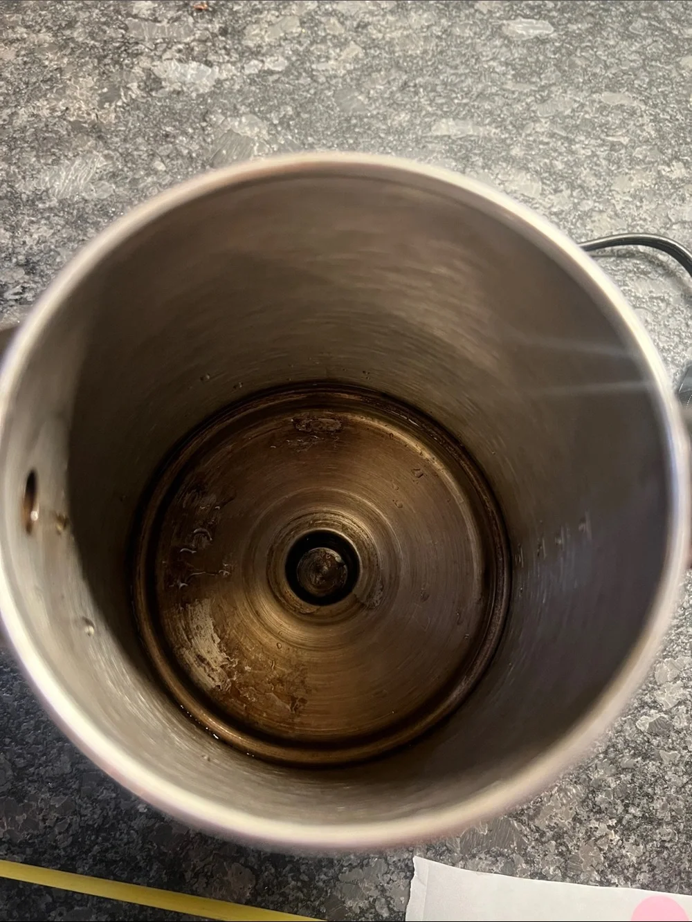 8 cup Farberware Stainless Steel Electric Percolator with Black Handle.
