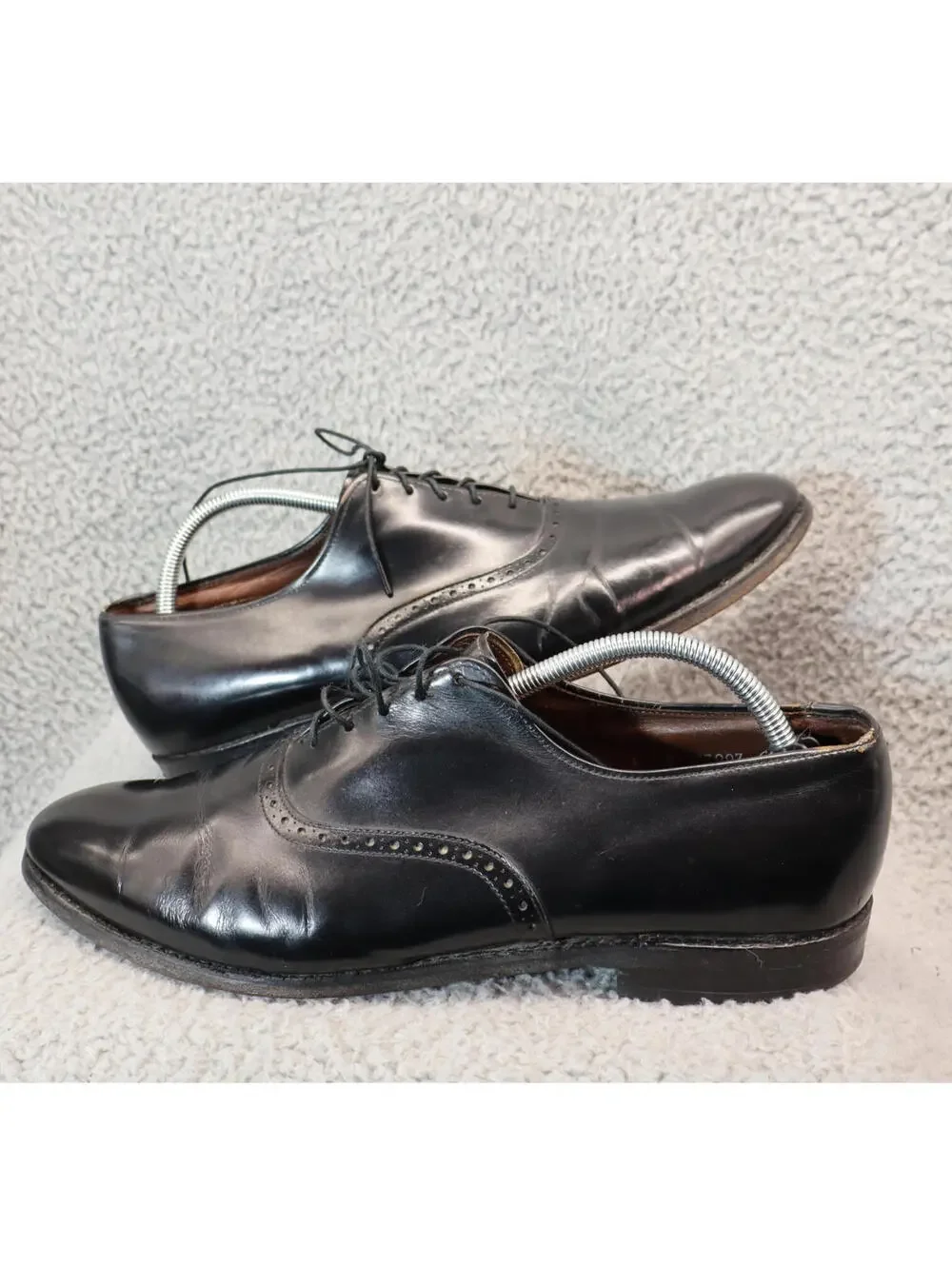 Allen Edmonds Danbury Black Leather Oxfords Brogue Men 11 B