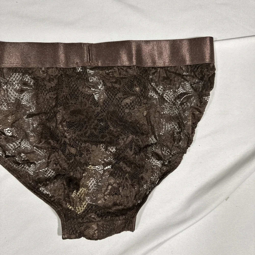 NWT‎ Cosabella [ MENS MEDIUM ] Never Say Never Sports Brief Lace UNO Brown U1941