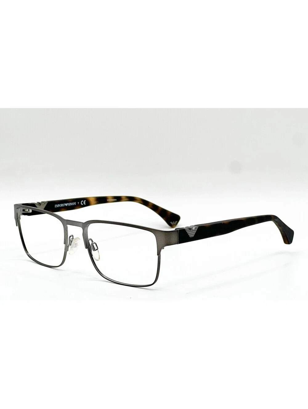 Emporio Armani Ea 1027 3003 Matte Gunmetal Authentic Eyeglasses 55-18-140