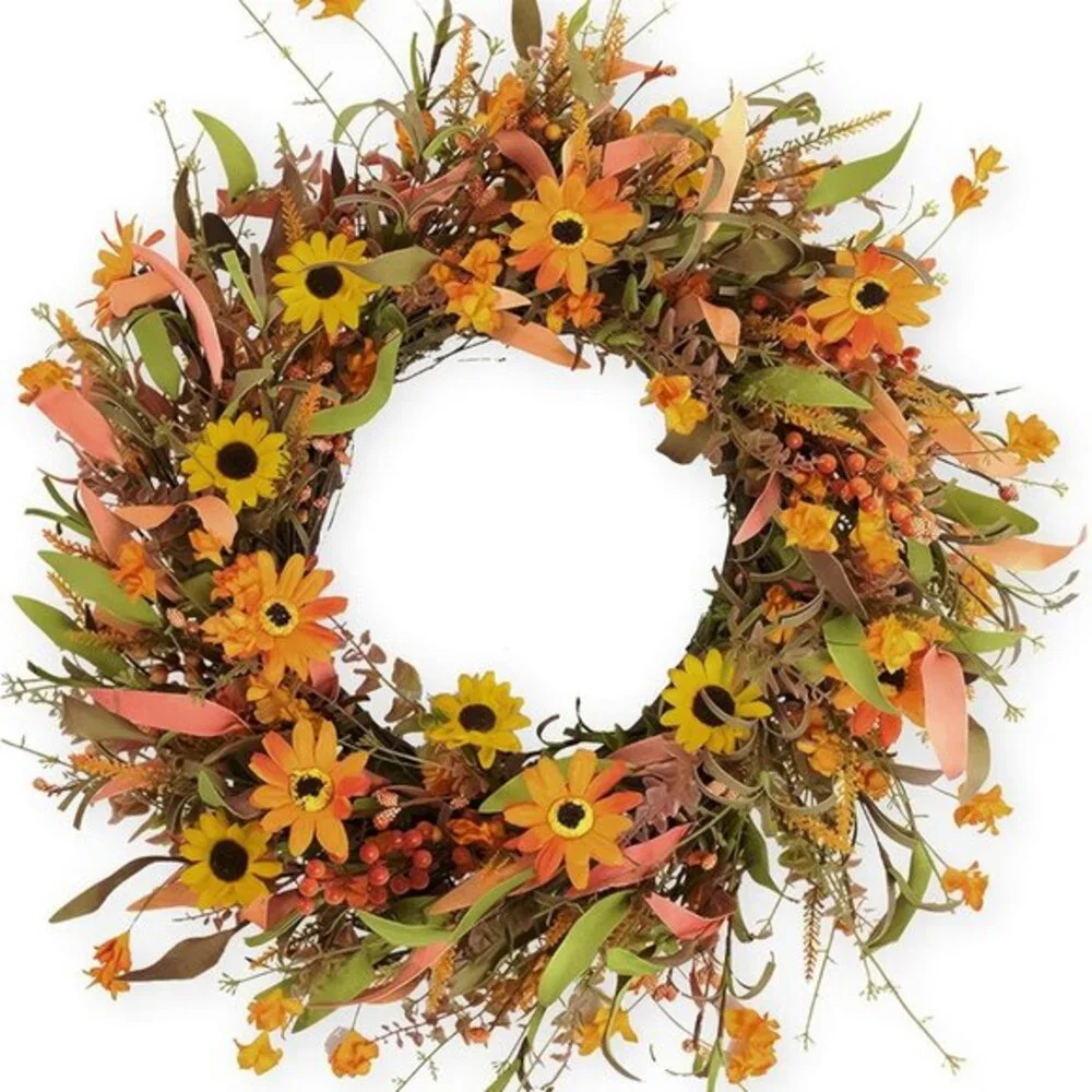 Large Fall Front‎ Door Wreath,28