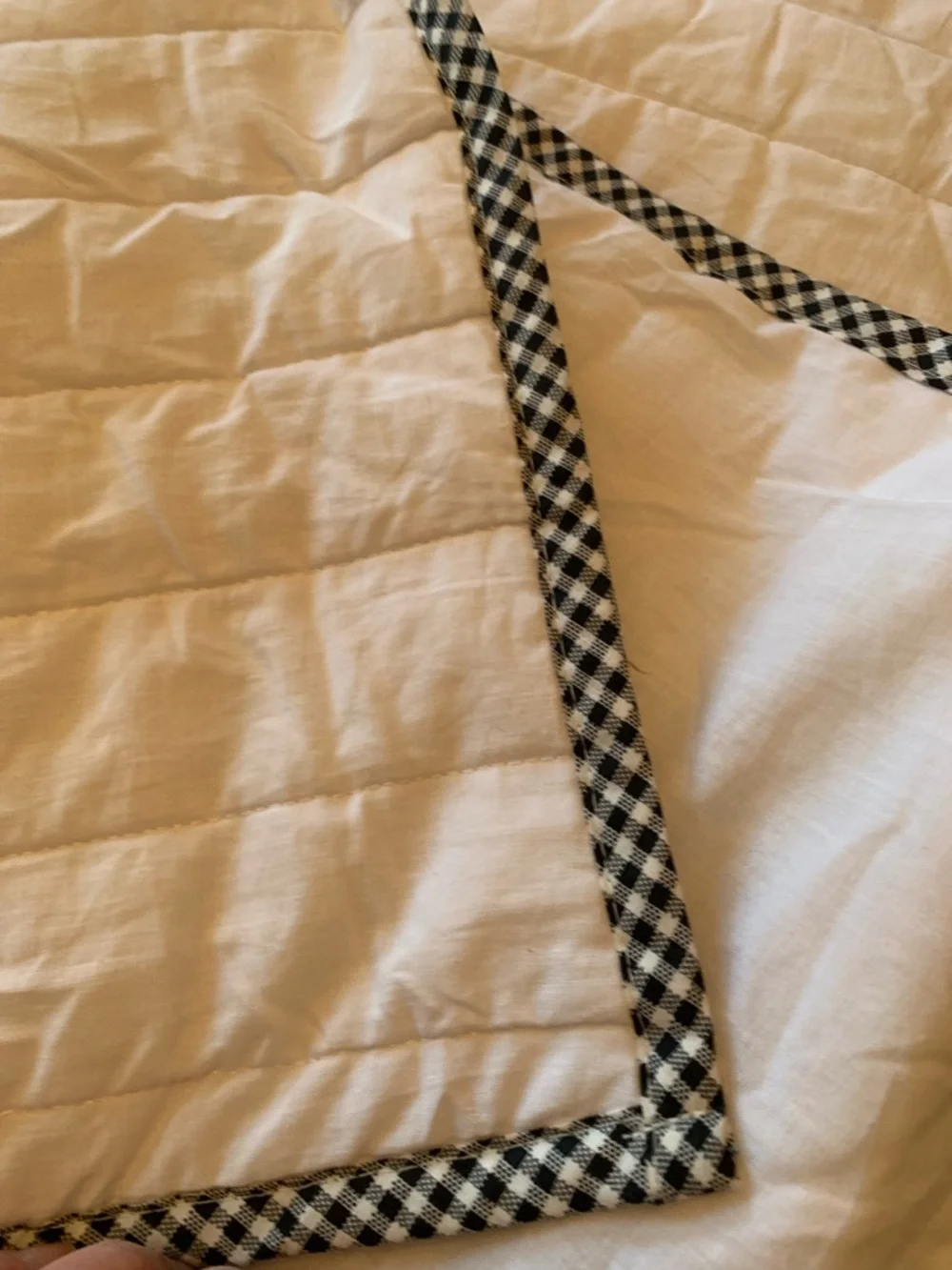 Rae Dunn white quilted
