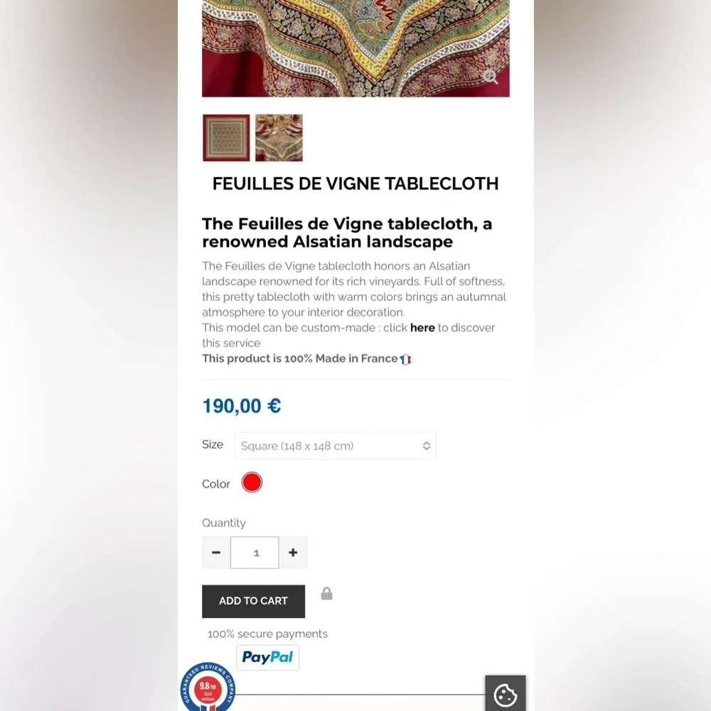 Beauville feuilles de