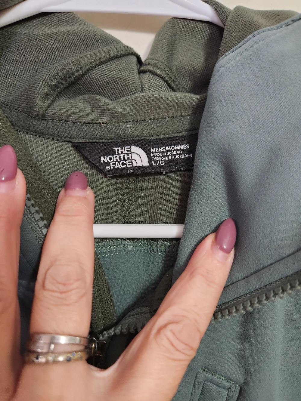 The North Face hooded softshell