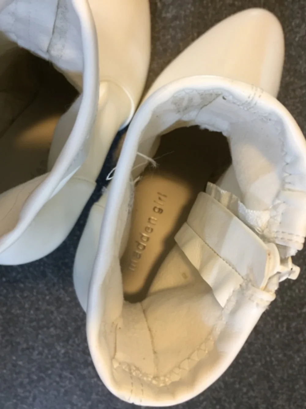 Madden Girl sleek white