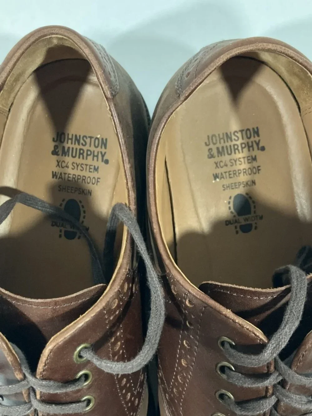 Johnston & Murphy men leather