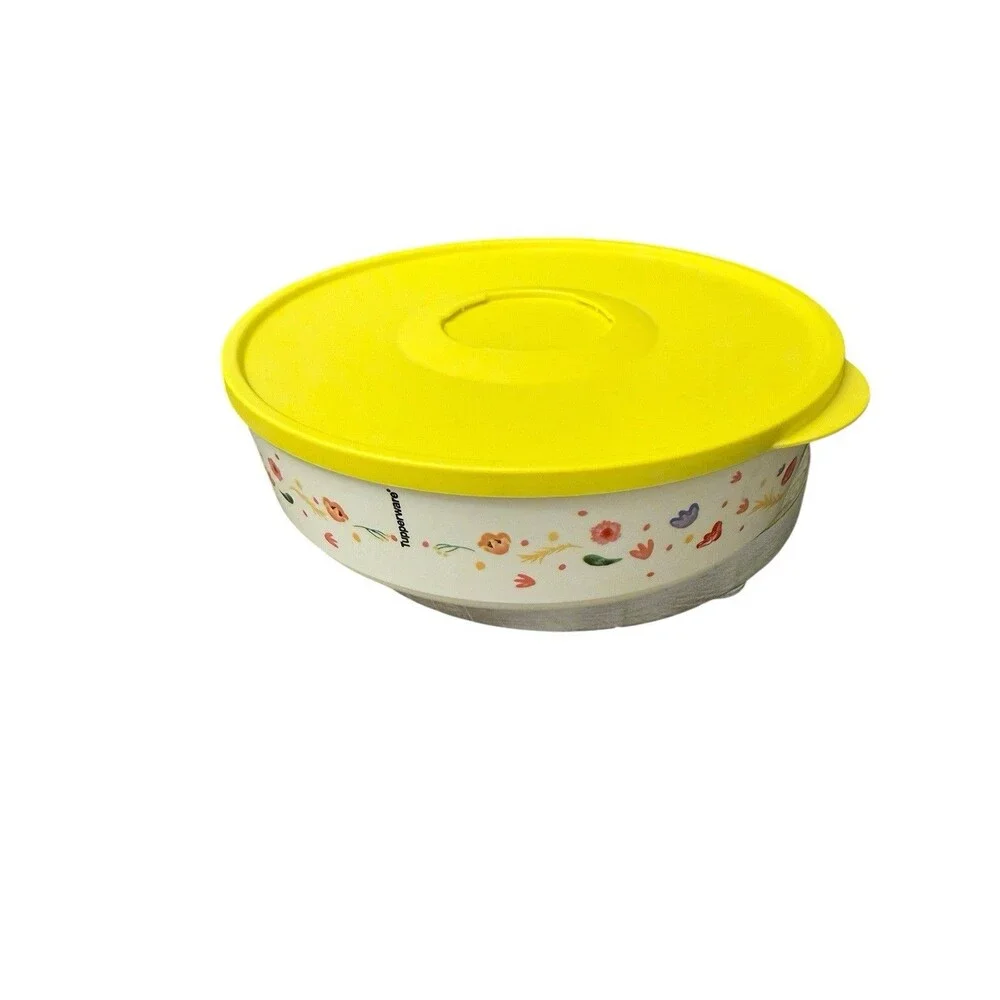 Tupperware fanciful floral