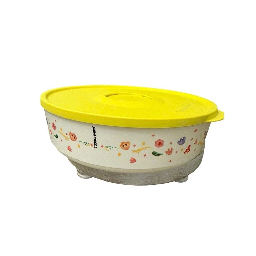 Tupperware fanciful floral