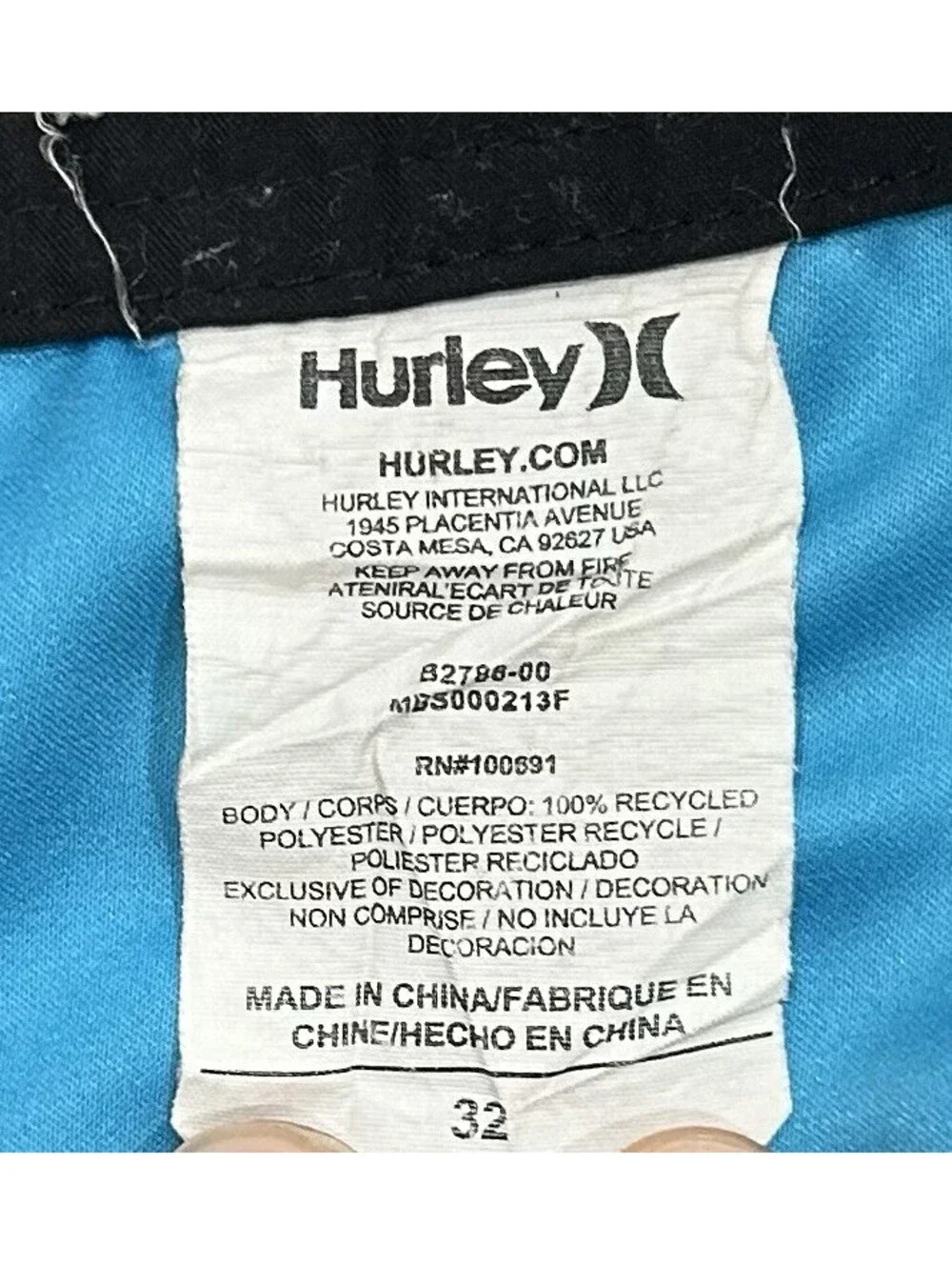 Hurley board shorts