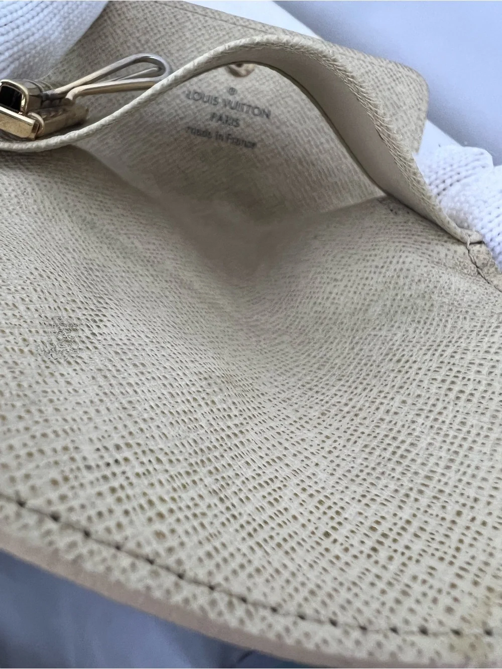 Louis Vuitton Damier Azur 4 Key Ring Holder