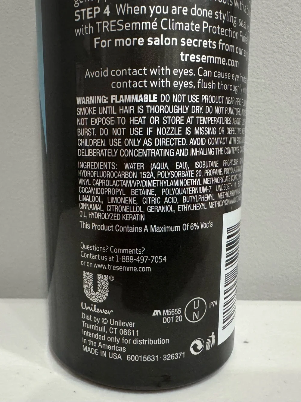 TRESemme questions leave