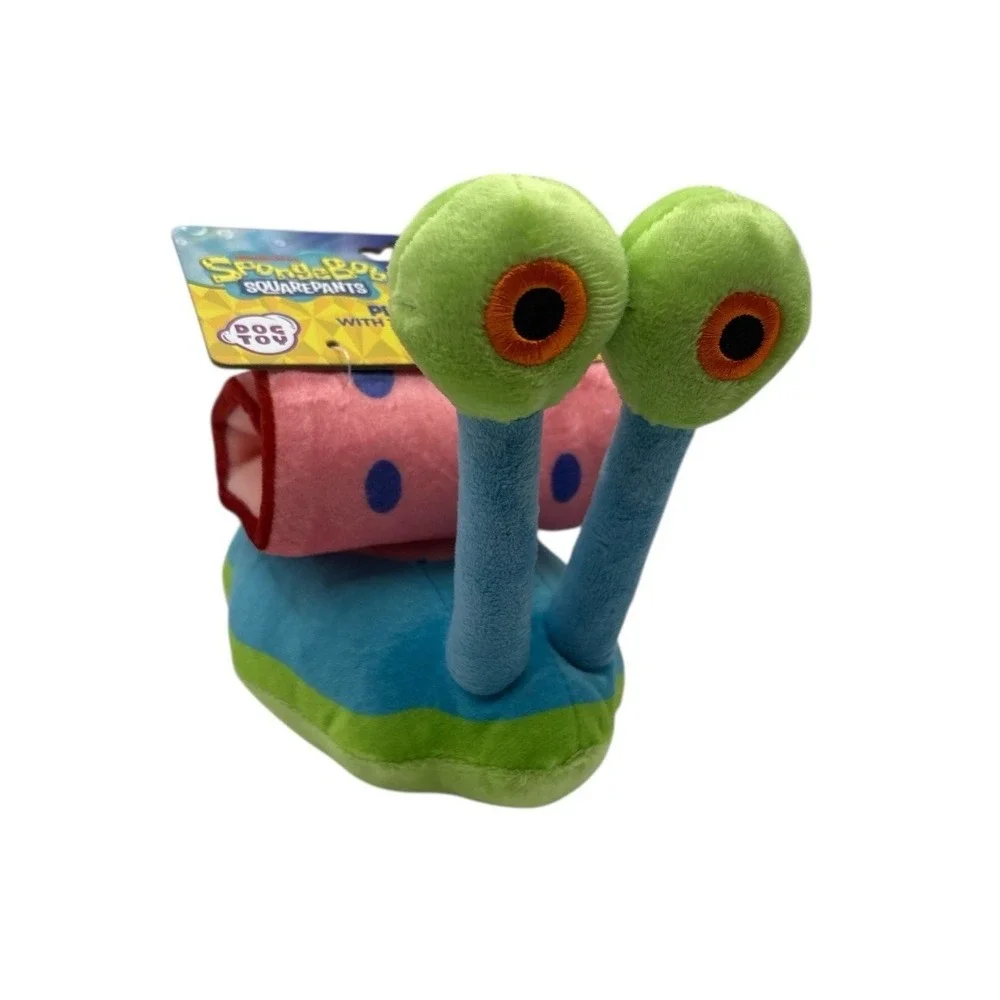 Nickelodeon Gary The Snail Silly Eyes Plush‎ Spongebob Squarepants Dog Toy