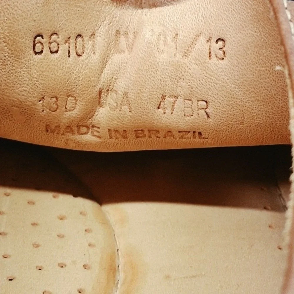 Clarks leather saddle
