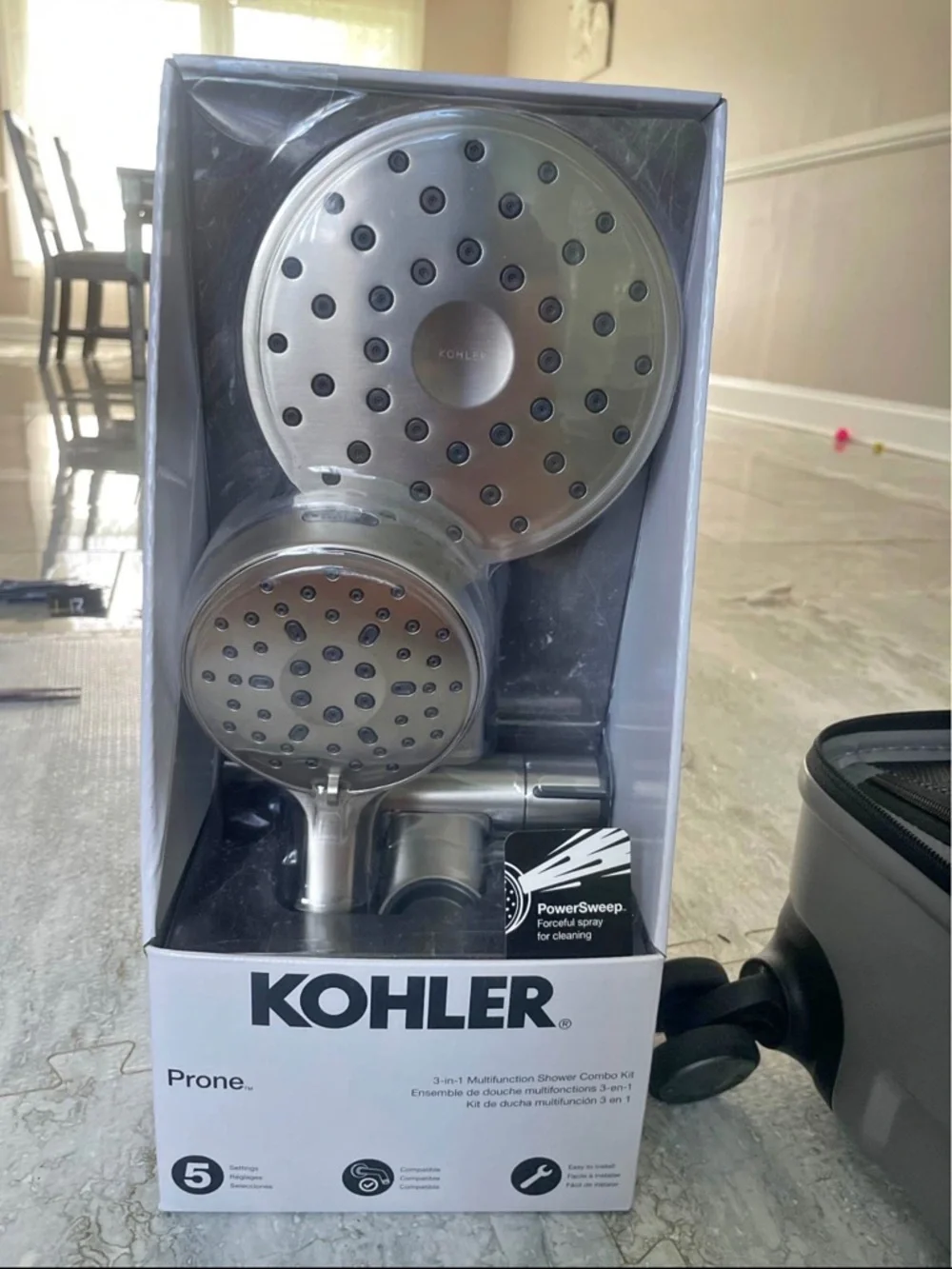 Kohler sleek chrome