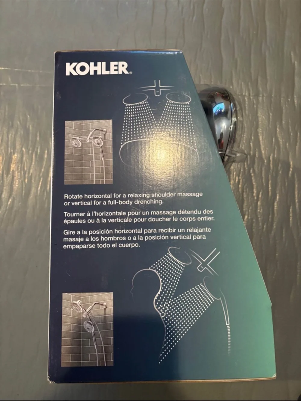 Kohler sleek chrome