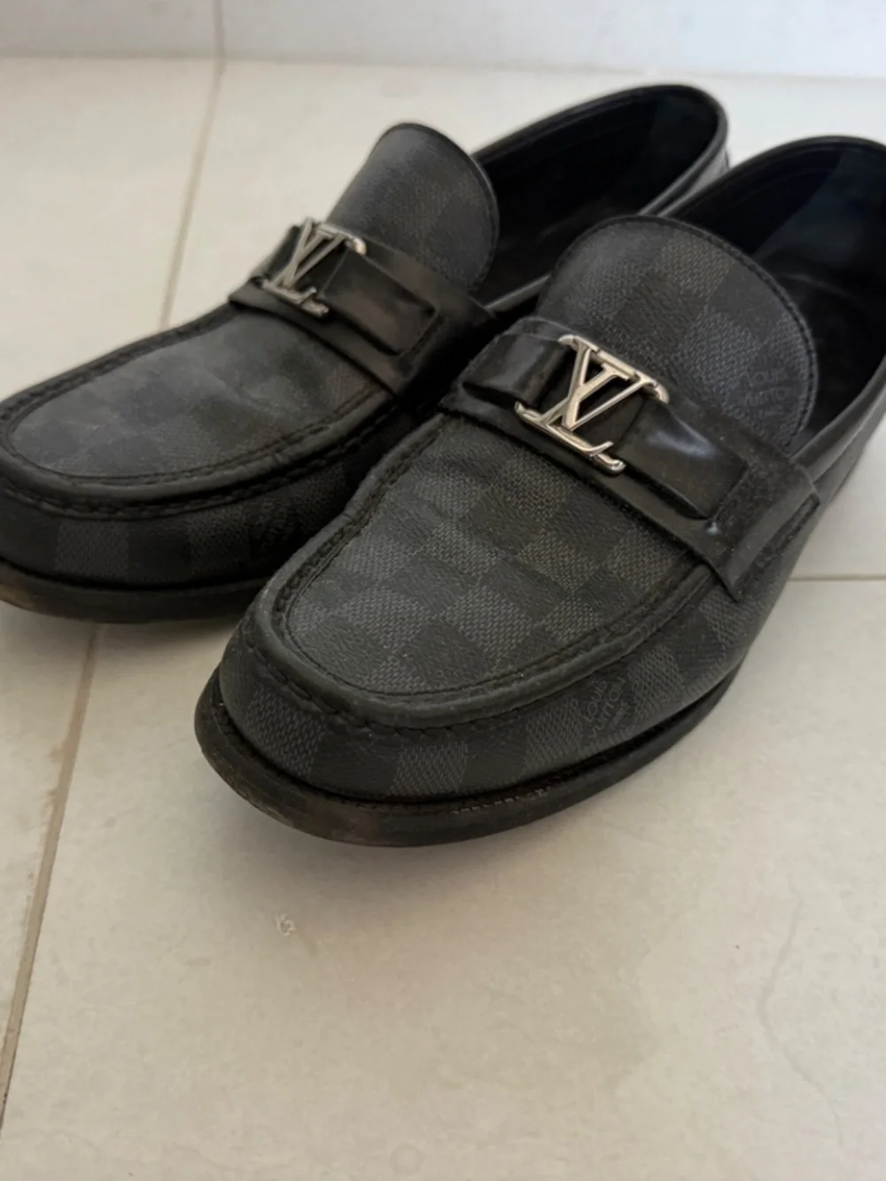 Louis Vuitton leather louis