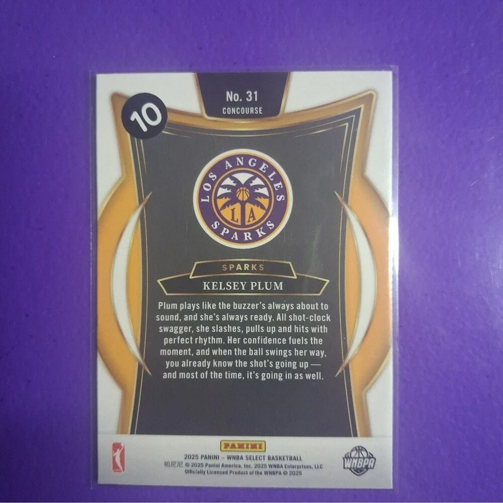 2025 Panini Select WNBA - Concourse Kelsey Plum #31