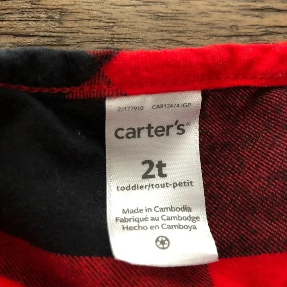 Carters size shown