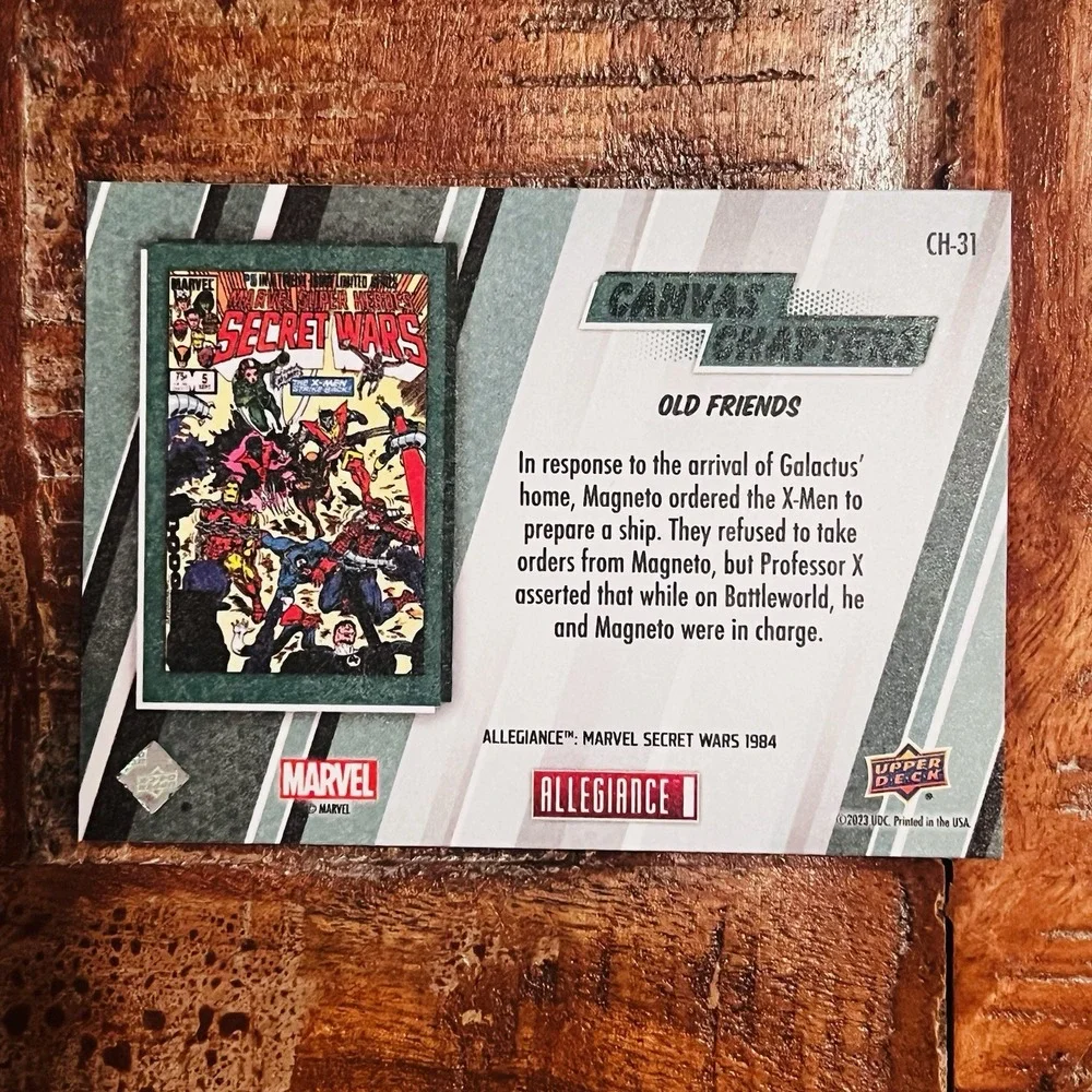 Upper Deck Allegiance Marvel Secret Wars Canvas‎ Chapters CH-31
