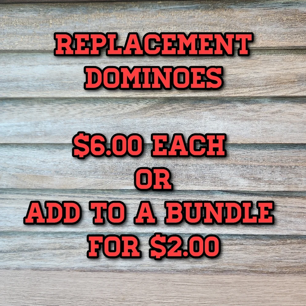 Domino replacement dominoes
